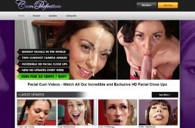 Fine porn site for facial lovers.